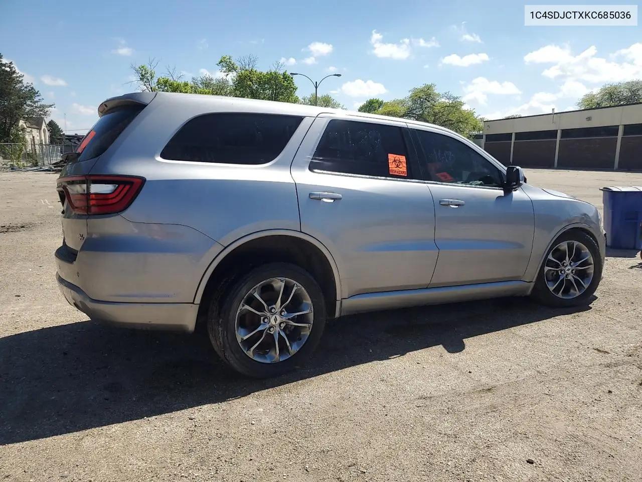 1C4SDJCTXKC685036 2019 Dodge Durango R/T