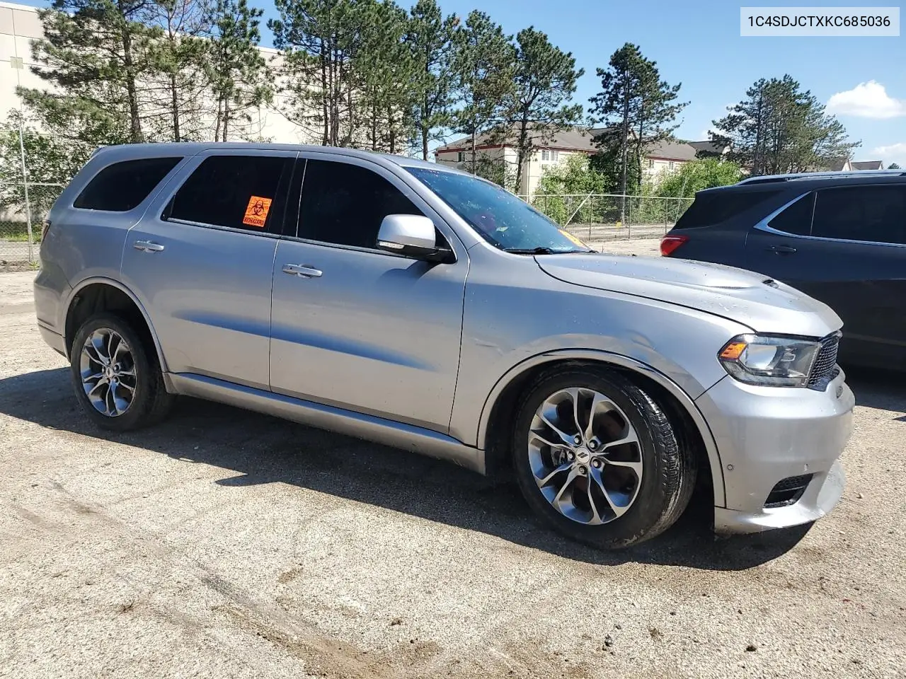 1C4SDJCTXKC685036 2019 Dodge Durango R/T