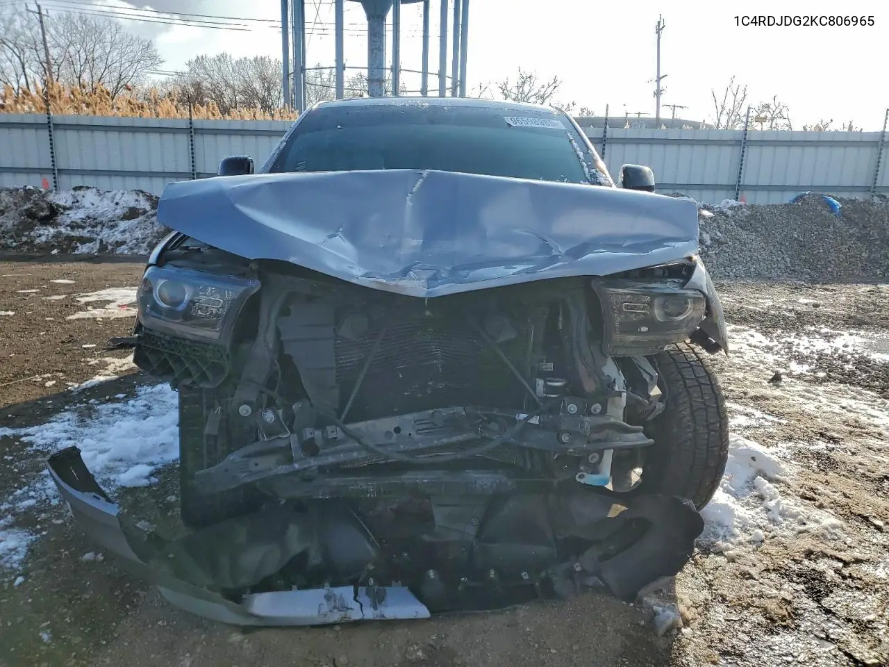 1C4RDJDG2KC806965 2019 Dodge Durango Gt