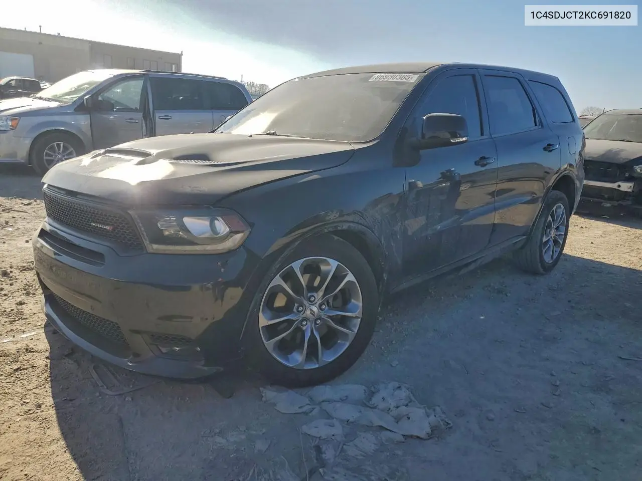 1C4SDJCT2KC691820 2019 Dodge Durango R/T