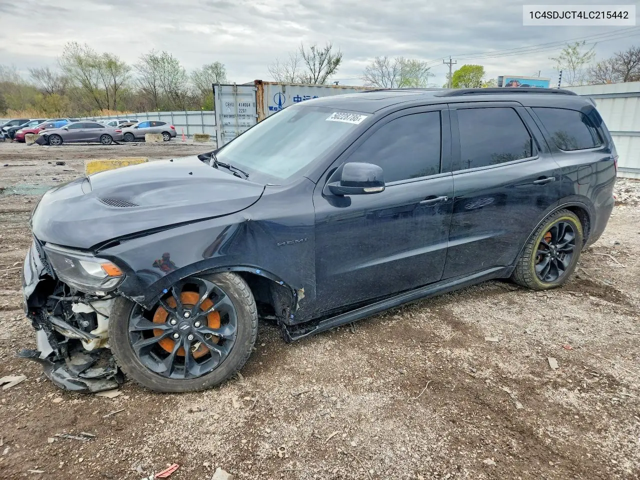 1C4SDJCT4LC215442 2020 Dodge Durango R