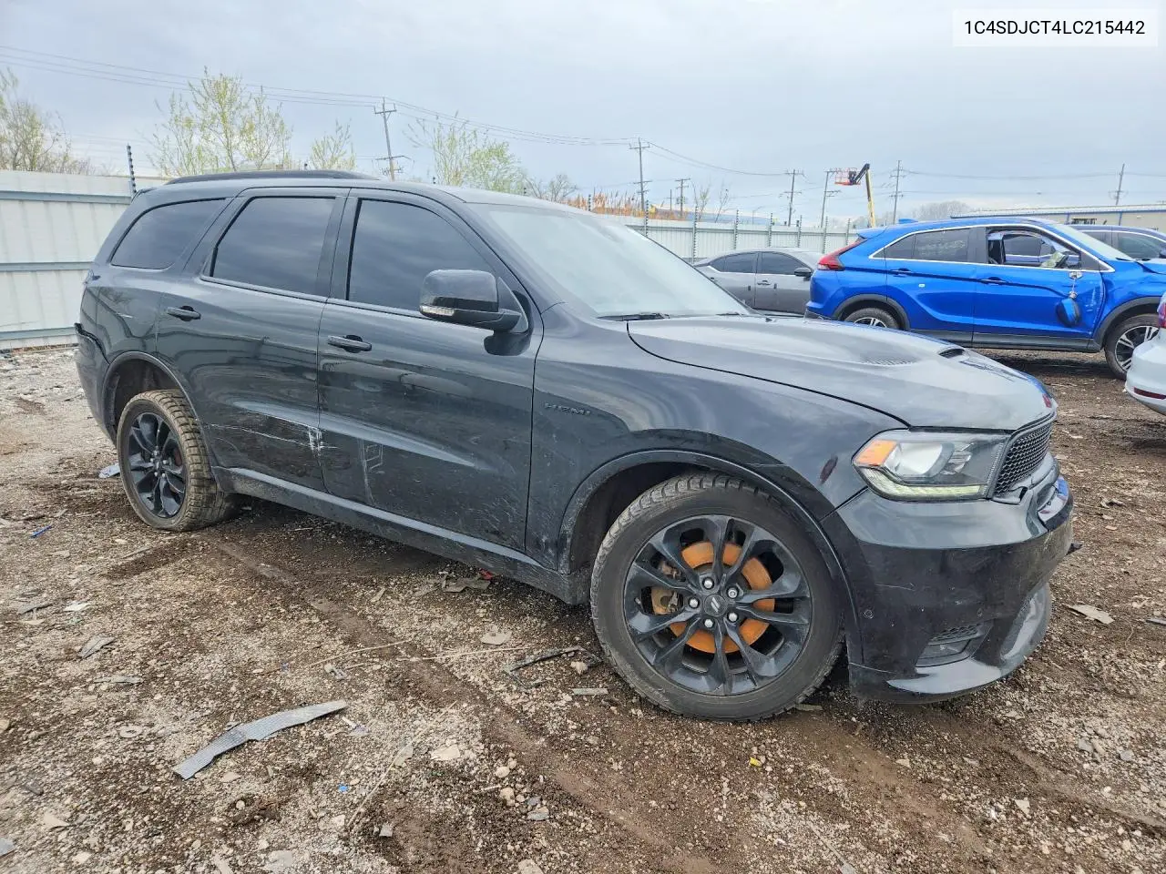 1C4SDJCT4LC215442 2020 Dodge Durango R
