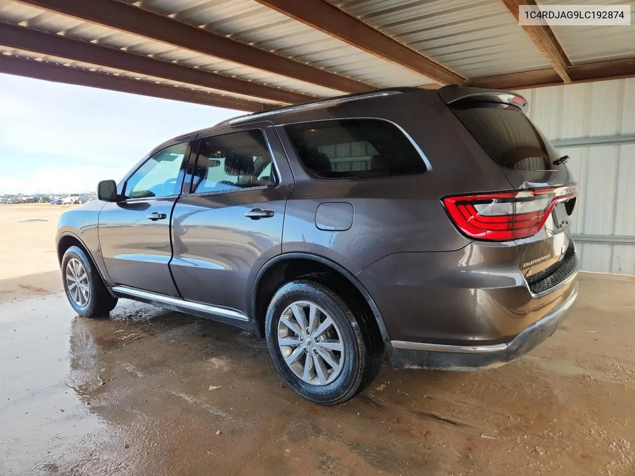 1C4RDJAG9LC192874 2020 Dodge Durango Sxt