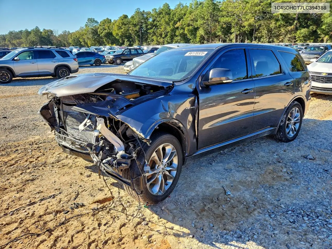 1C4SDHCT7LC394388 2020 Dodge Durango R/T