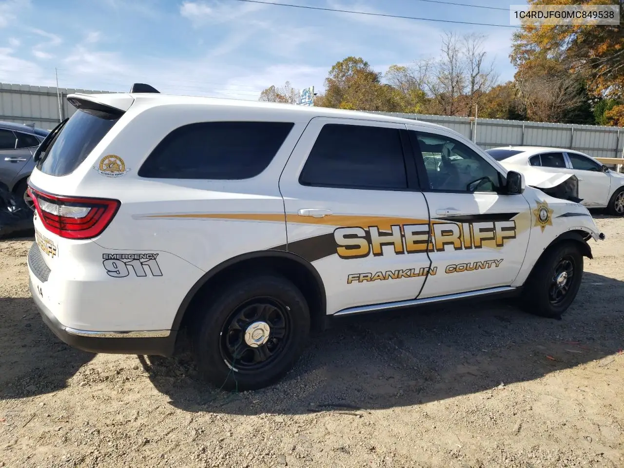 1C4RDJFG0MC849538 2021 Dodge Durango Pursuit
