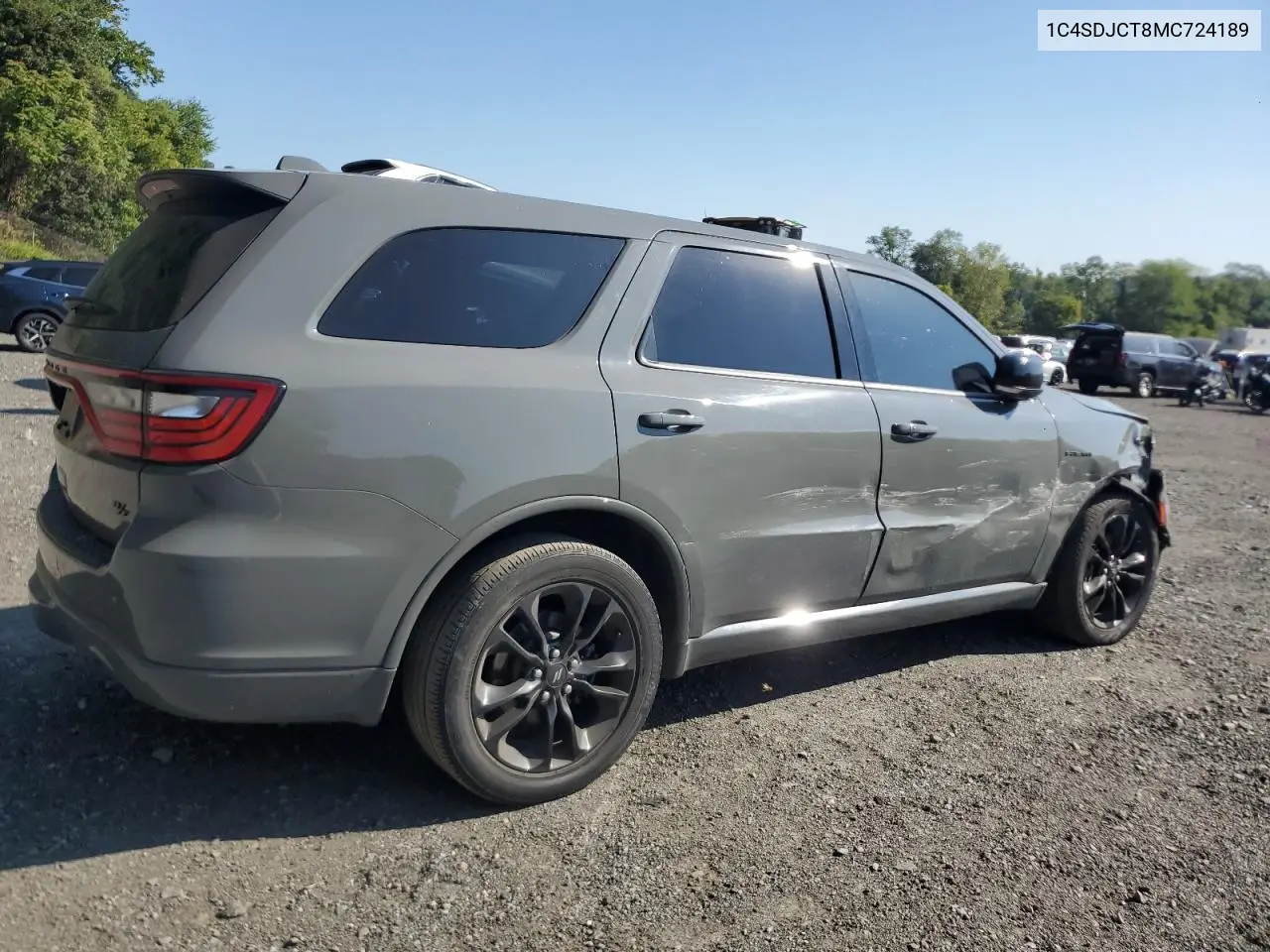 1C4SDJCT8MC724189 2021 Dodge Durango R/T