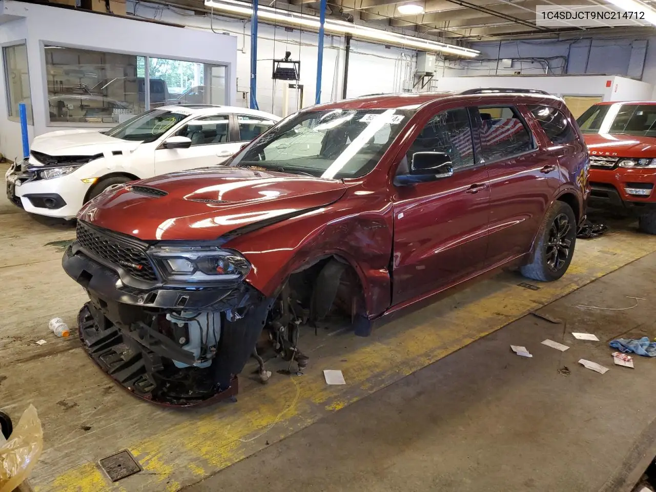 2022 Dodge Durango R/T VIN: 1C4SDJCT9NC214712 Lot: 56883184