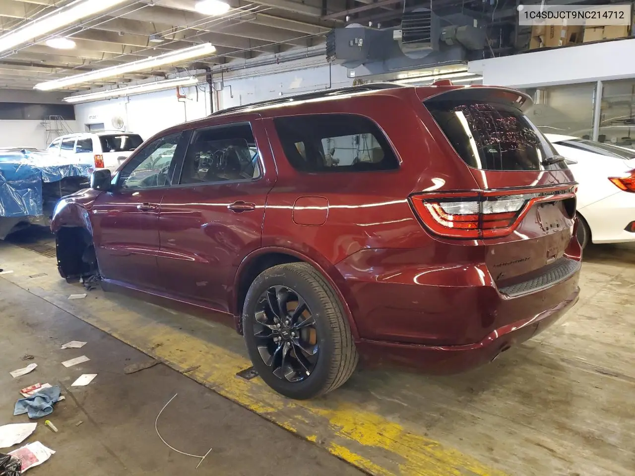 2022 Dodge Durango R/T VIN: 1C4SDJCT9NC214712 Lot: 56883184