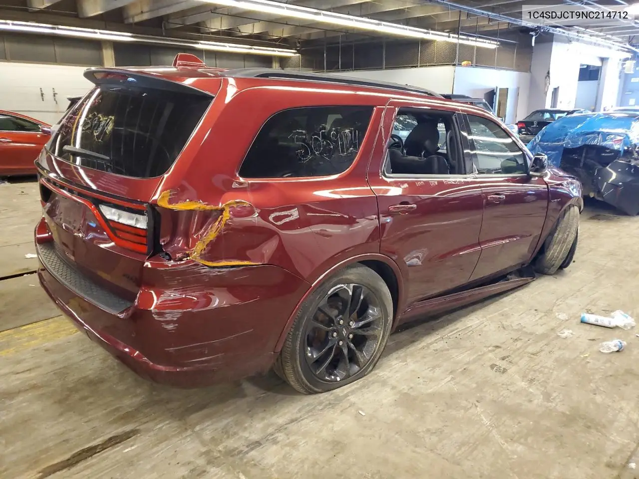 2022 Dodge Durango R/T VIN: 1C4SDJCT9NC214712 Lot: 56883184