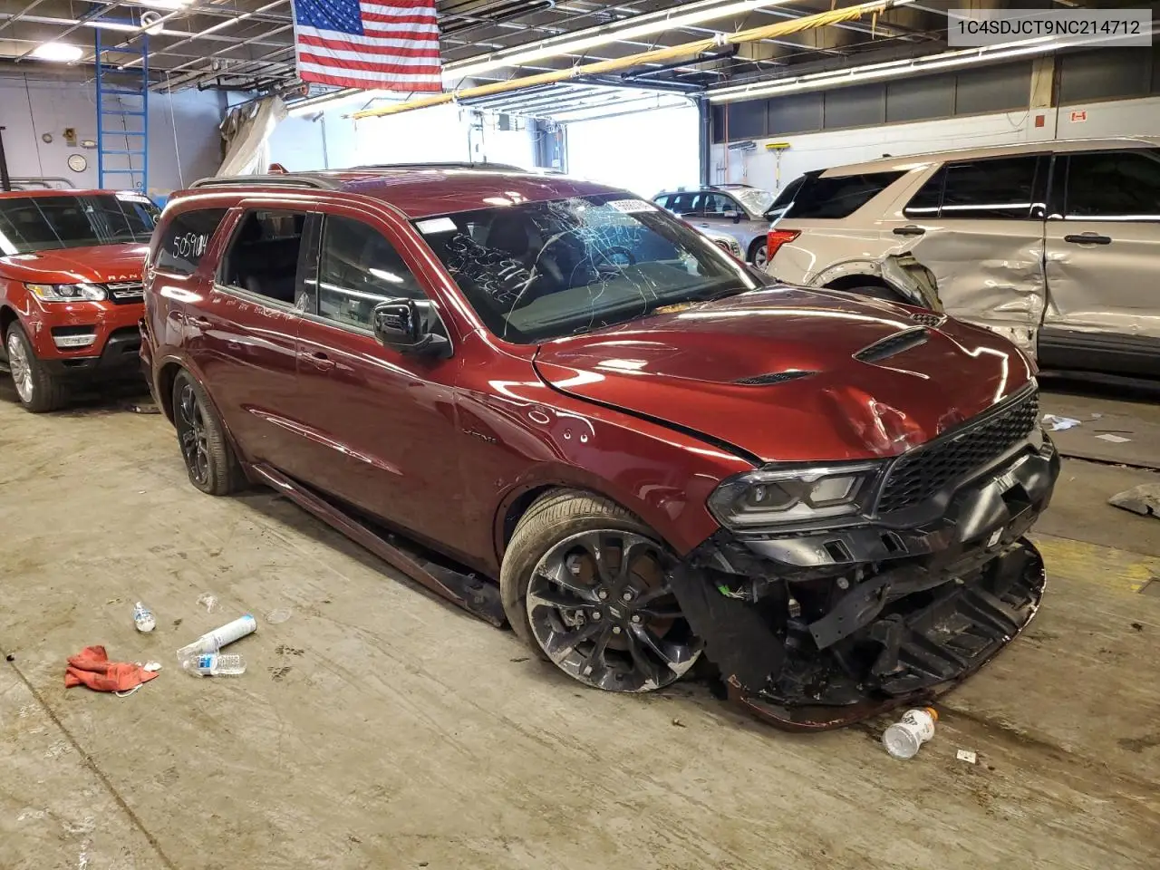 2022 Dodge Durango R/T VIN: 1C4SDJCT9NC214712 Lot: 56883184