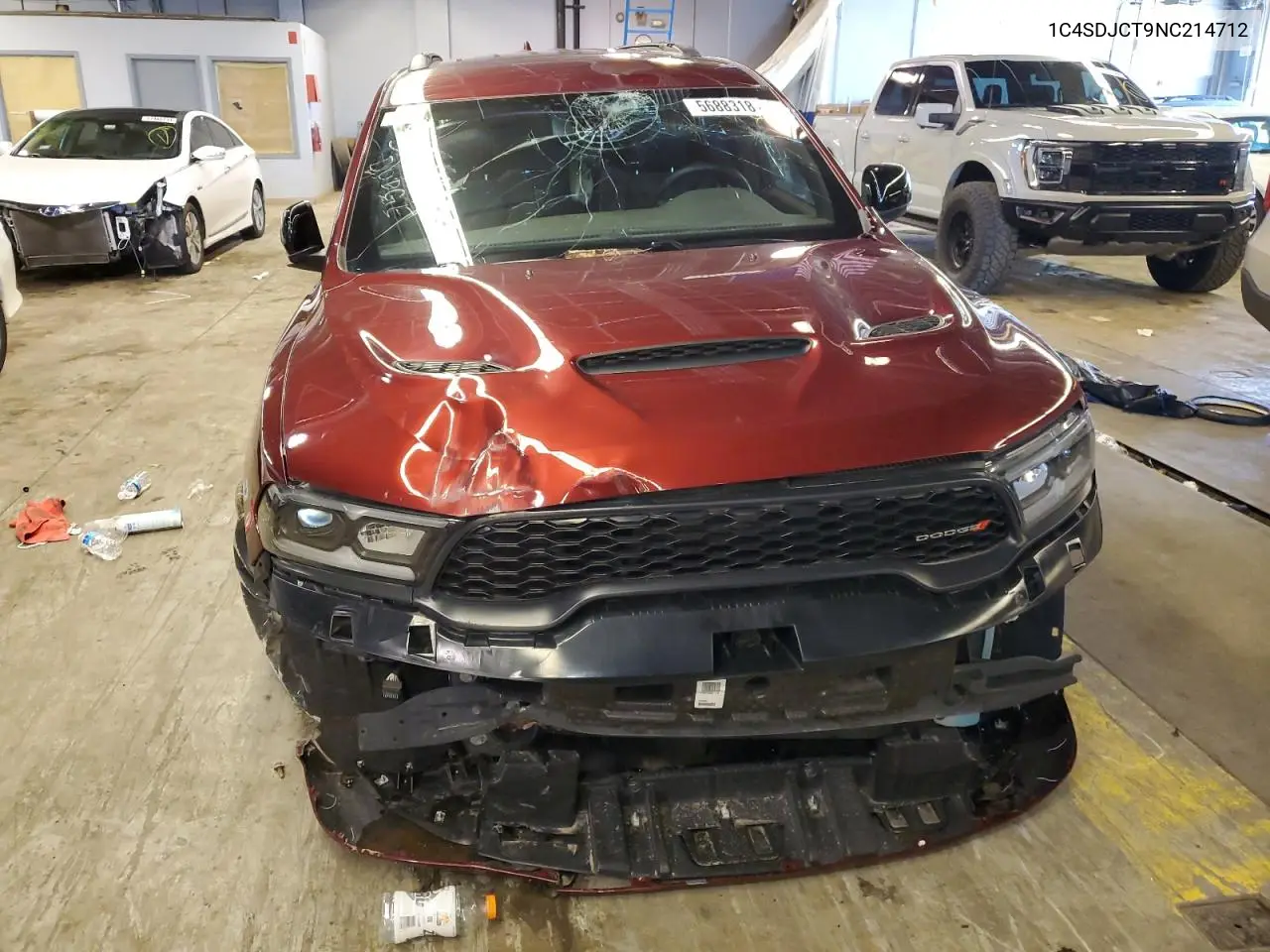 2022 Dodge Durango R/T VIN: 1C4SDJCT9NC214712 Lot: 56883184