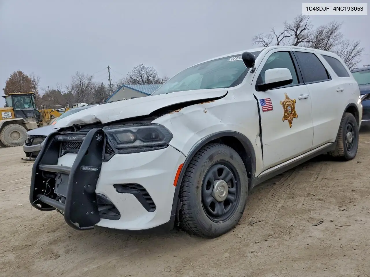 1C4SDJFT4NC193053 2022 Dodge Durango Pursuit