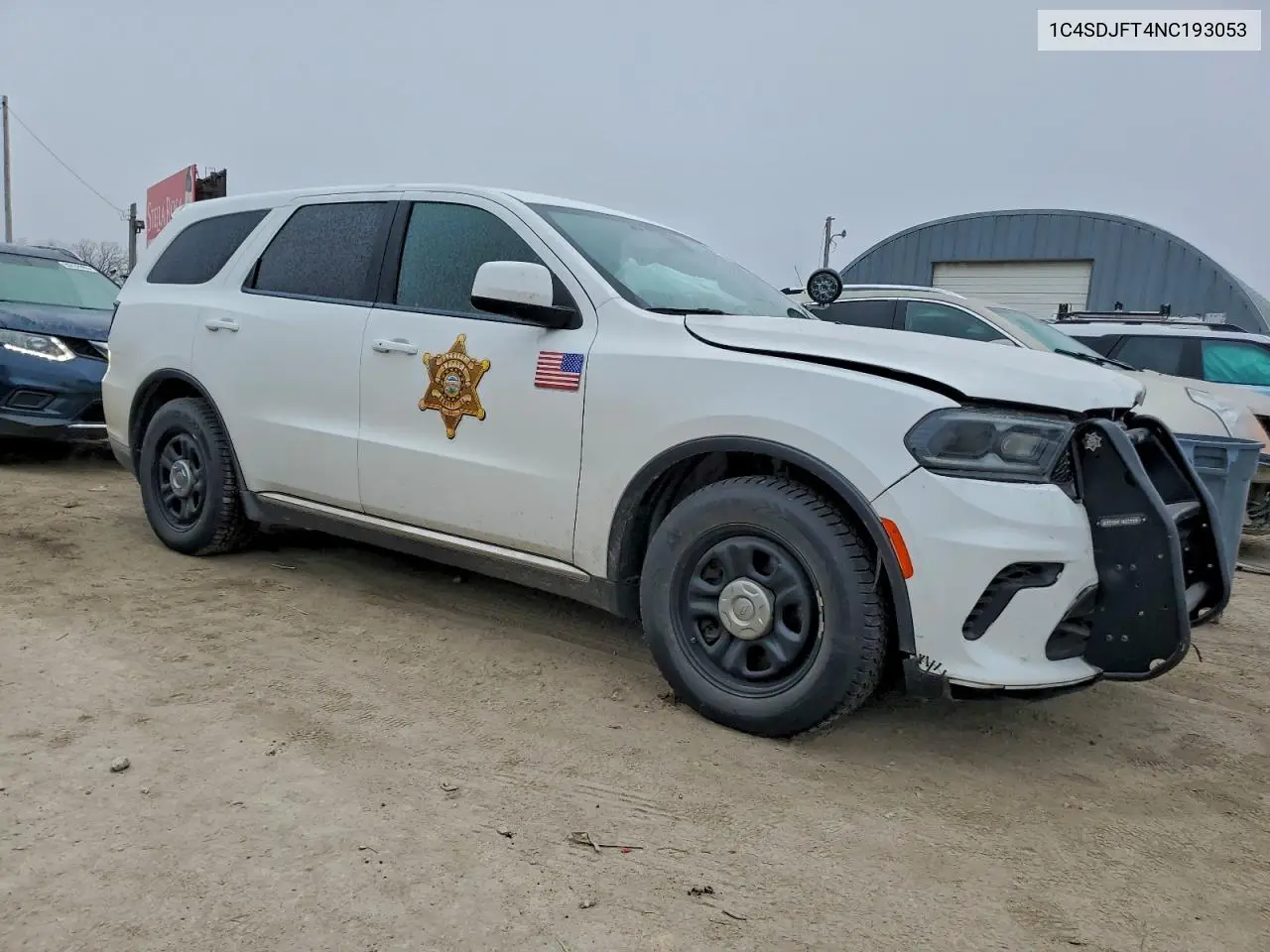 1C4SDJFT4NC193053 2022 Dodge Durango Pursuit