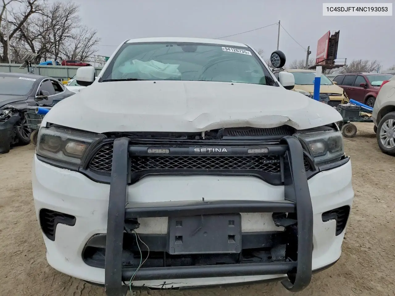 1C4SDJFT4NC193053 2022 Dodge Durango Pursuit