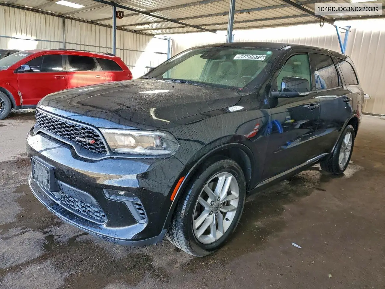 1C4RDJDG3NC220389 2022 Dodge Durango Gt