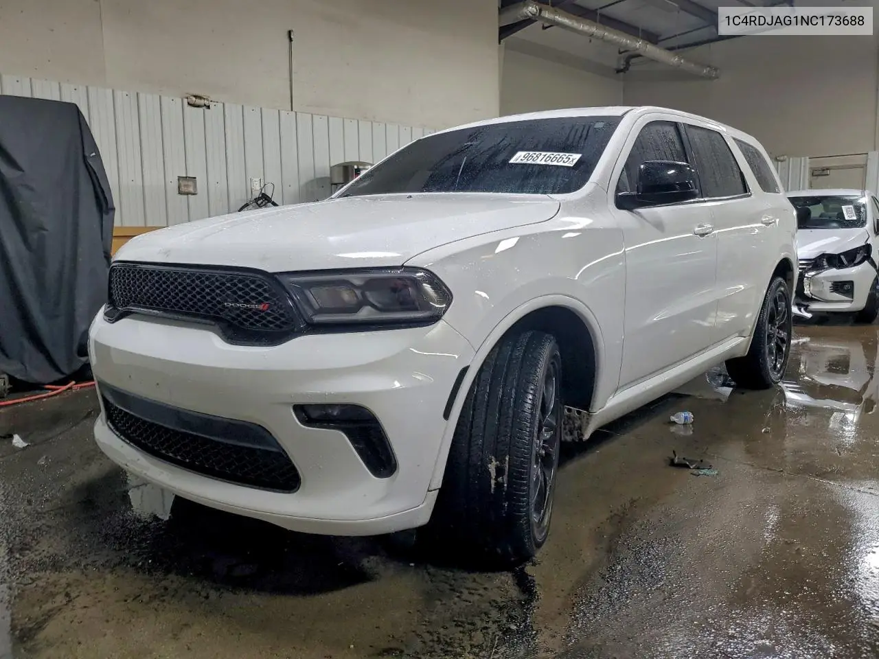 1C4RDJAG1NC173688 2022 Dodge Durango Sxt
