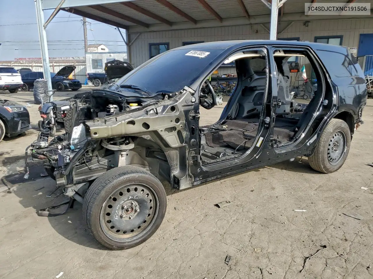 1C4SDJCTXNC191506 2022 Dodge Durango R/T