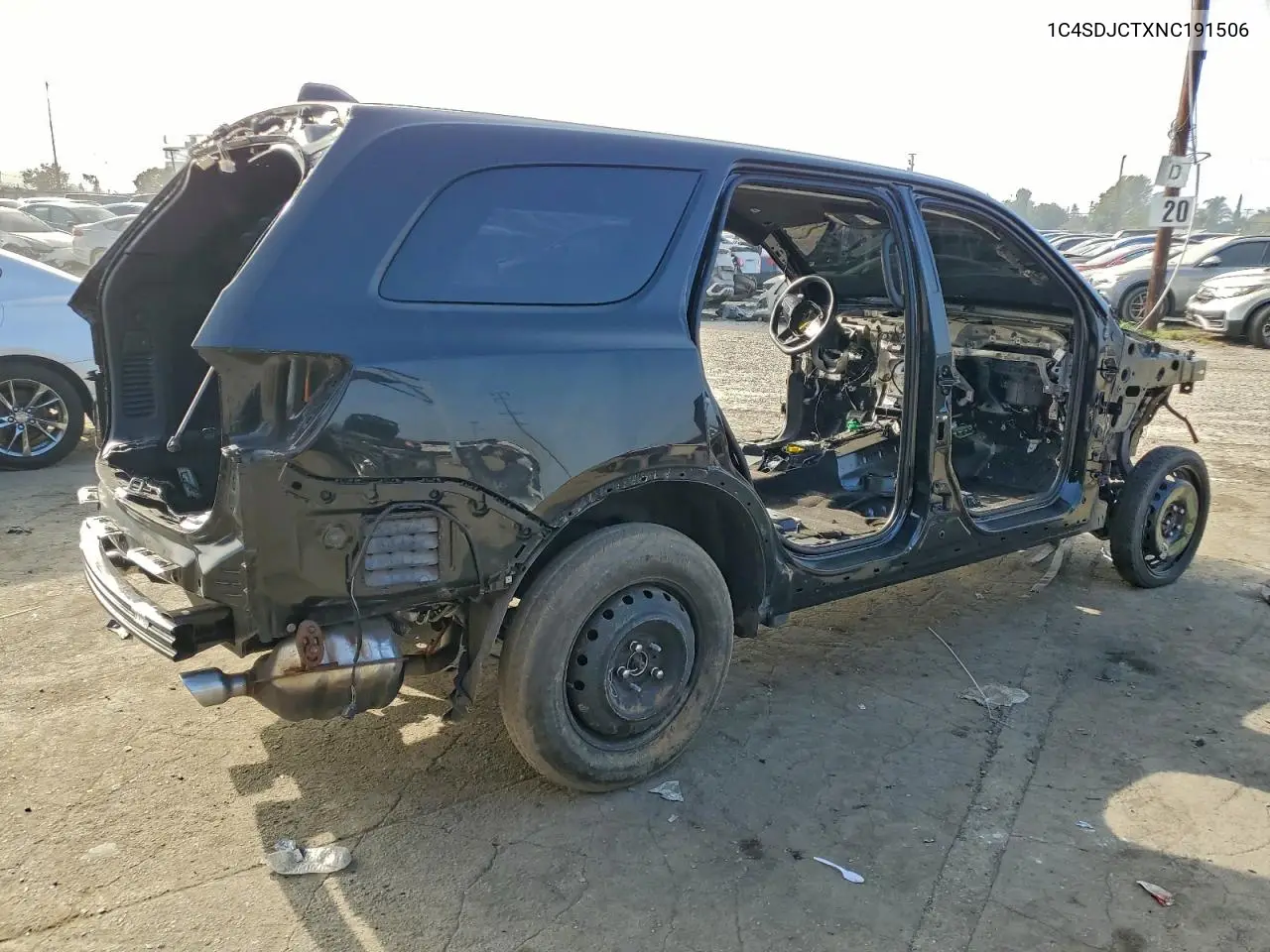 1C4SDJCTXNC191506 2022 Dodge Durango R/T