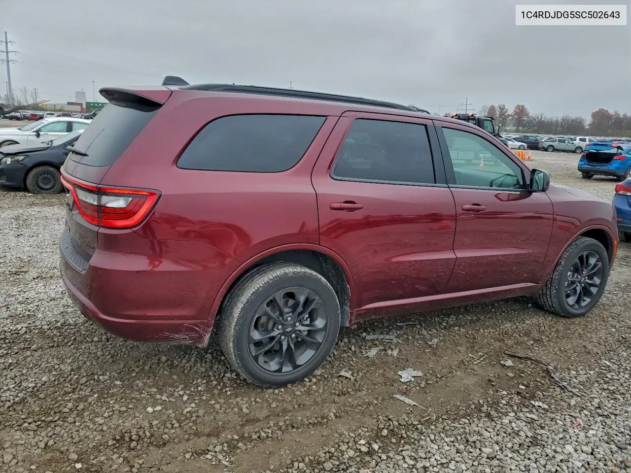 1C4RDJDG5SC502643 2025 Dodge Durango Gt