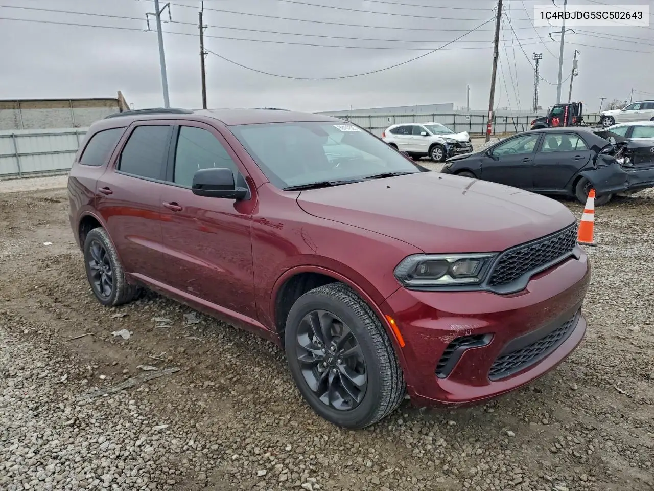 1C4RDJDG5SC502643 2025 Dodge Durango Gt