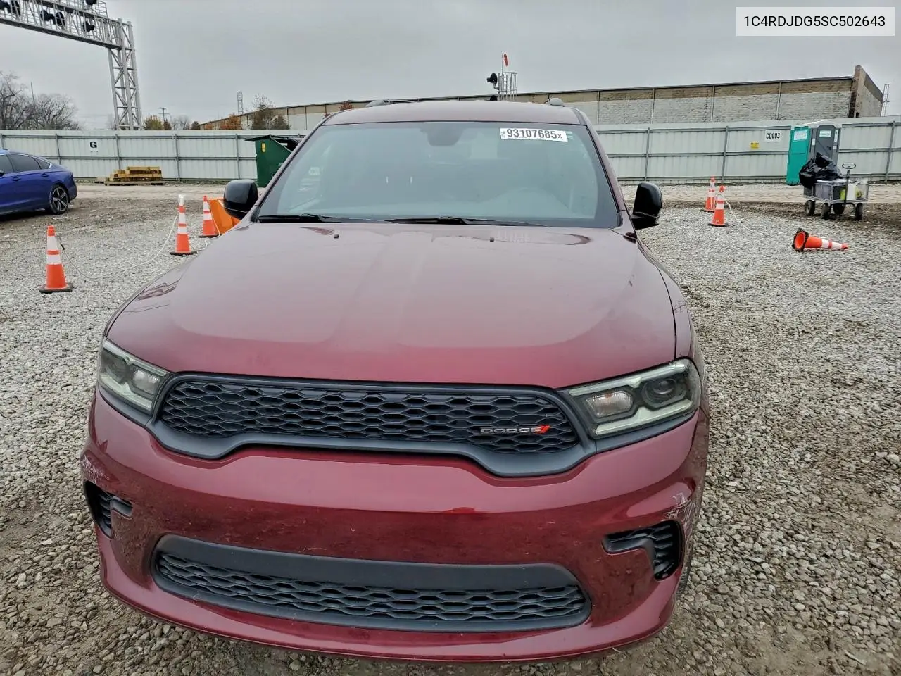 1C4RDJDG5SC502643 2025 Dodge Durango Gt