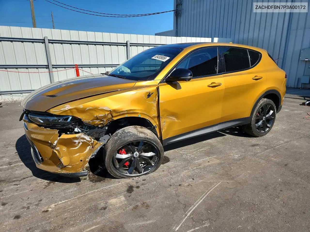 2023 Dodge Hornet Gt Plus VIN: ZACHDFBN7P3A00172 Lot: 49488906