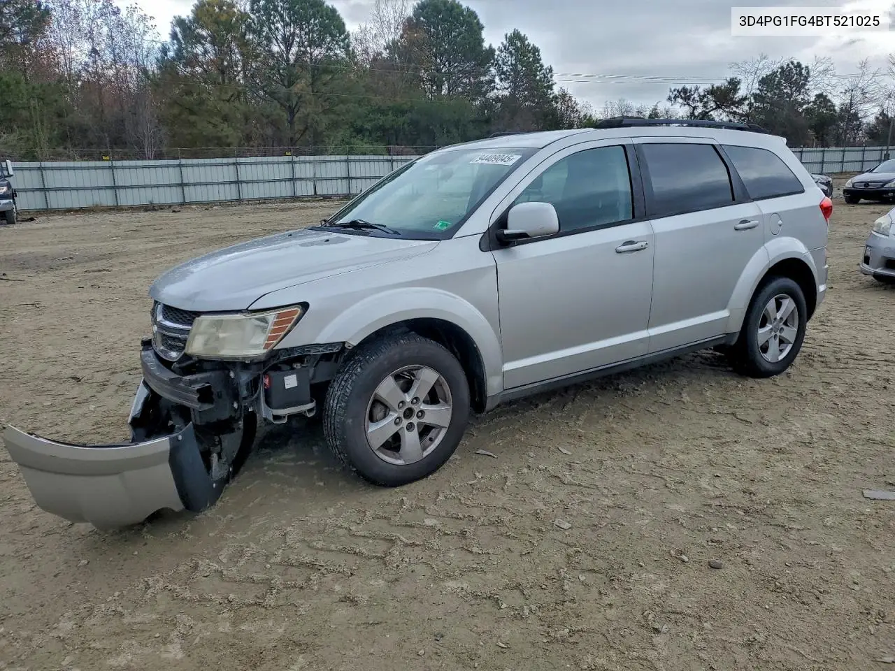 3D4PG1FG4BT521025 2011 Dodge Journey Mainstreet