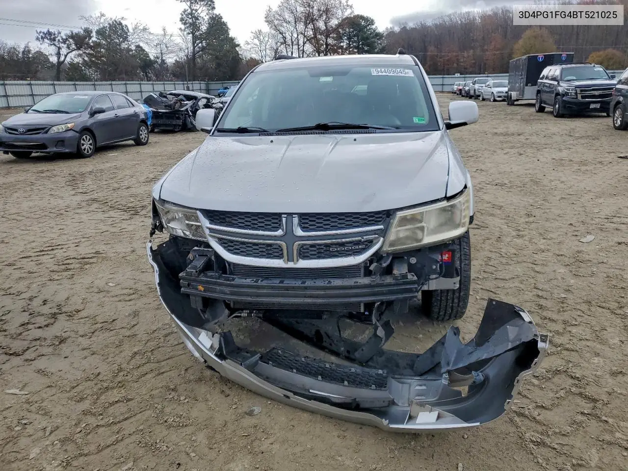 3D4PG1FG4BT521025 2011 Dodge Journey Mainstreet