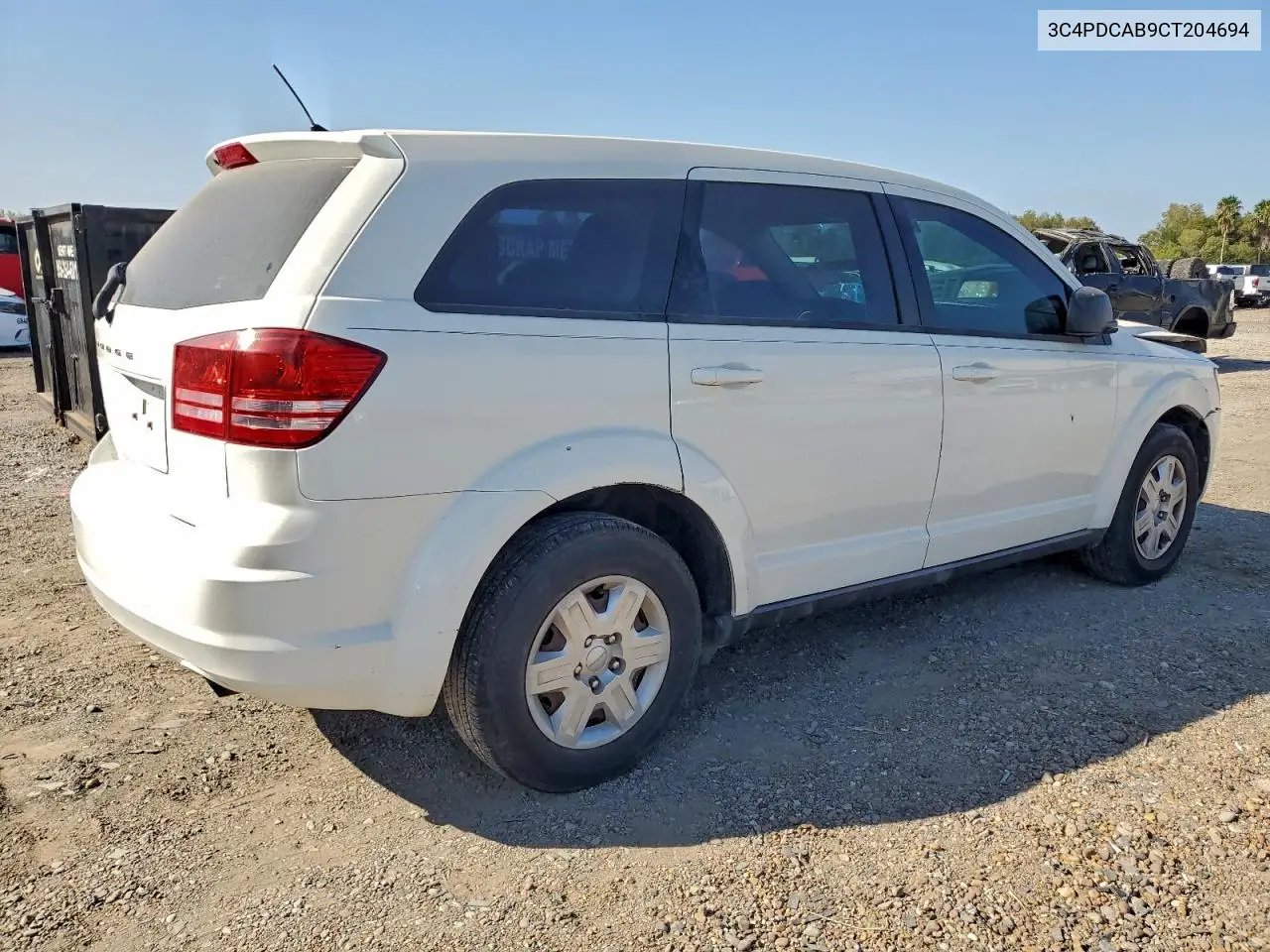 3C4PDCAB9CT204694 2012 Dodge Journey Se