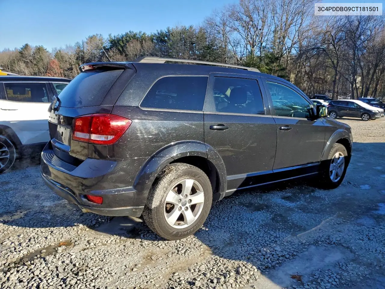 3C4PDDBG9CT181501 2012 Dodge Journey Sxt