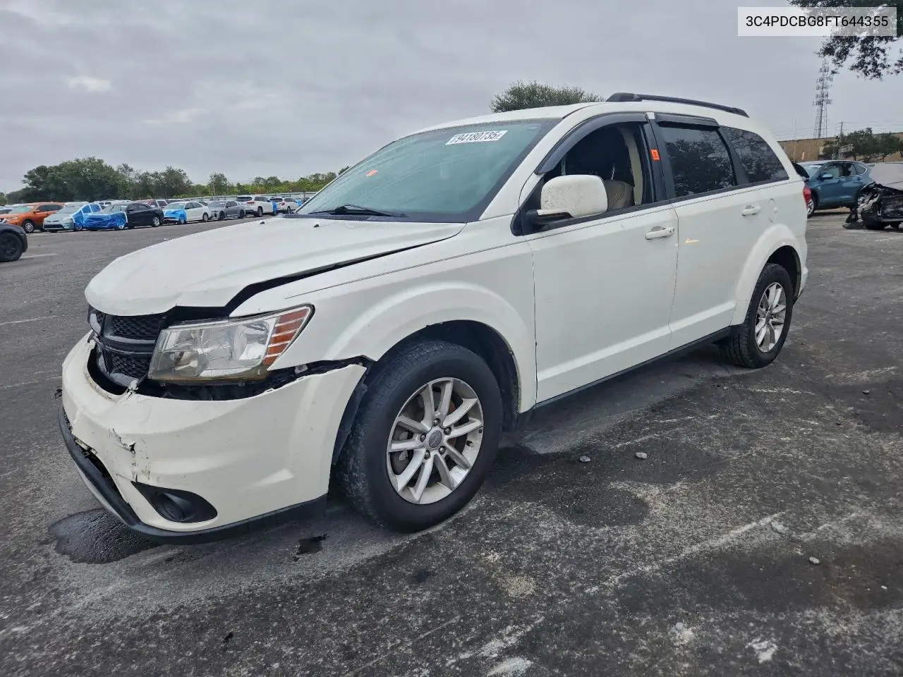 3C4PDCBG8FT644355 2015 Dodge Journey Sxt