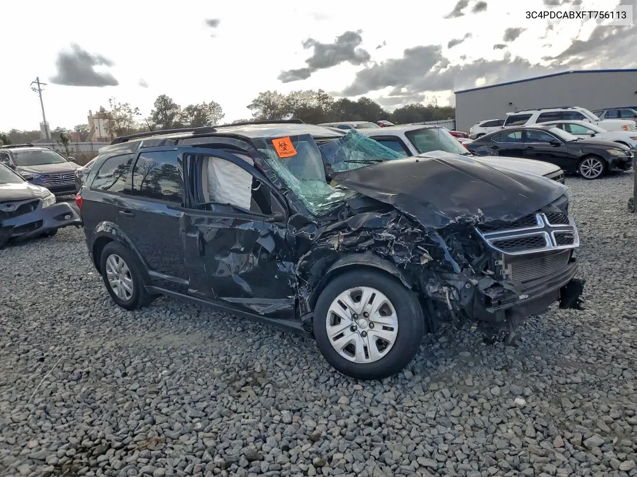 3C4PDCABXFT756113 2015 Dodge Journey Se