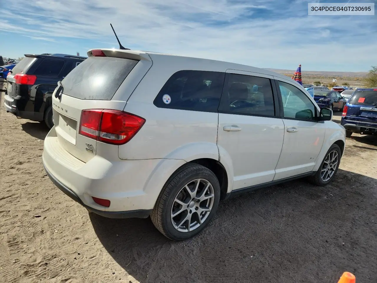 3C4PDCEG4GT230695 2016 Dodge Journey R/T