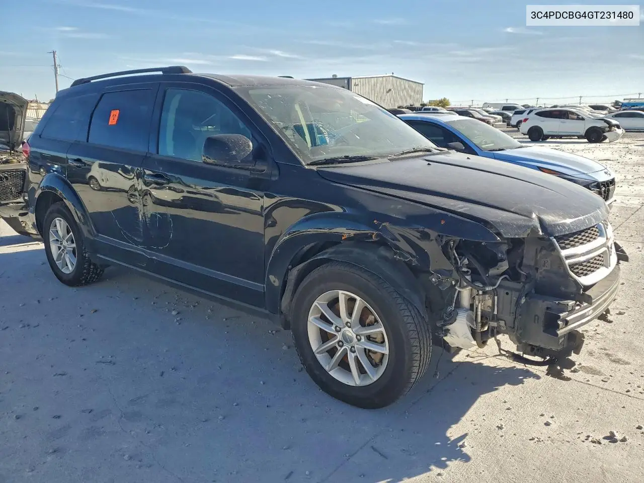 3C4PDCBG4GT231480 2016 Dodge Journey Sxt