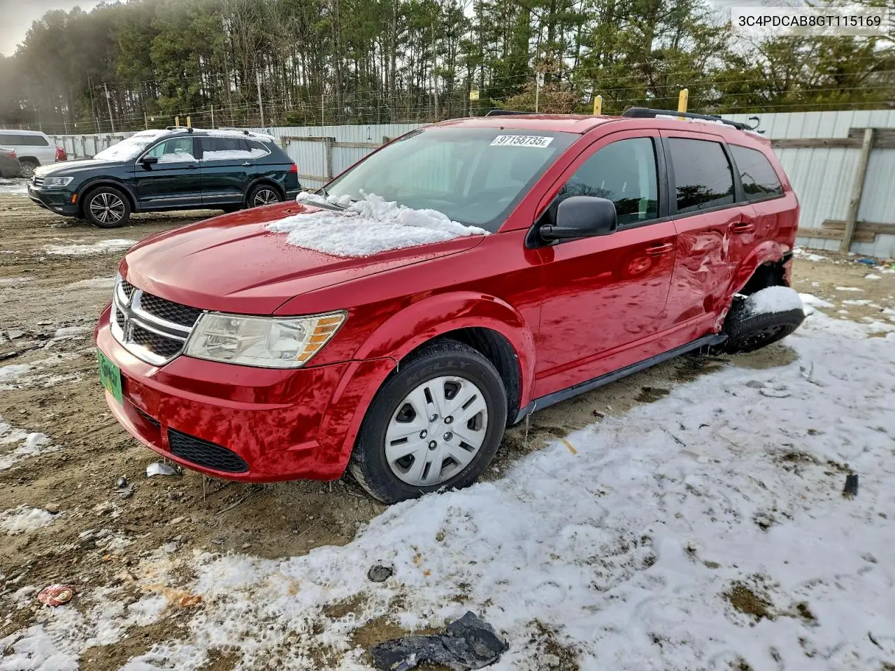3C4PDCAB8GT115169 2016 Dodge Journey Se