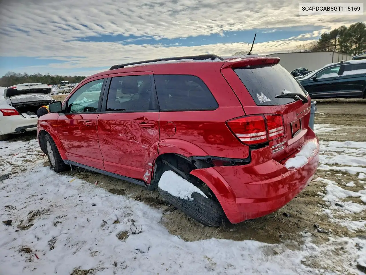 3C4PDCAB8GT115169 2016 Dodge Journey Se