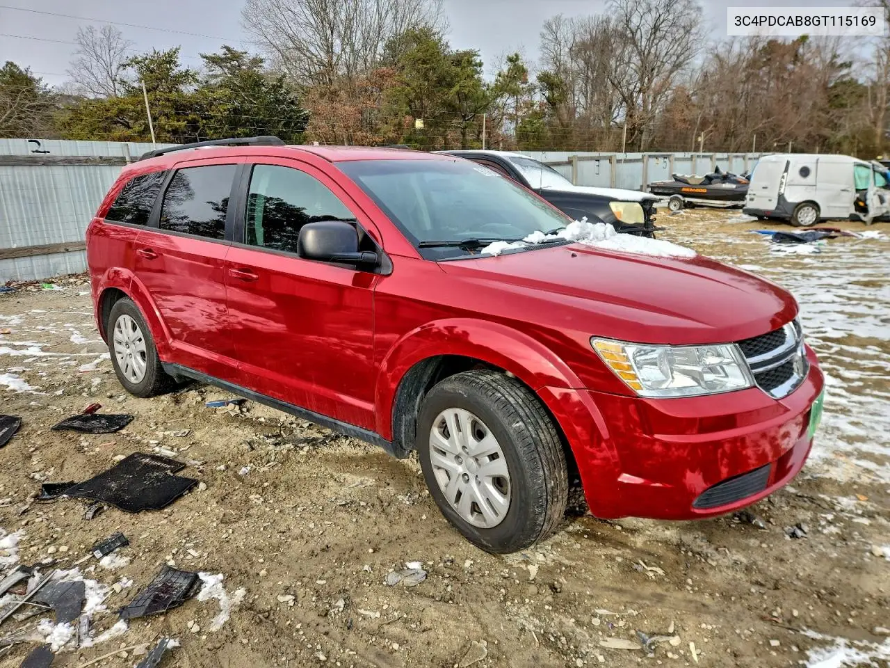 3C4PDCAB8GT115169 2016 Dodge Journey Se