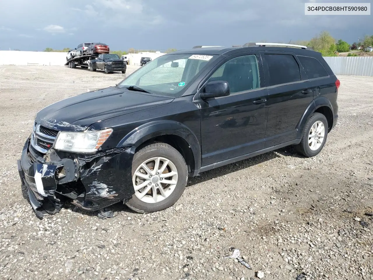 2017 Dodge Journey Sxt VIN: 3C4PDCBG8HT590980 Lot: 54672525
