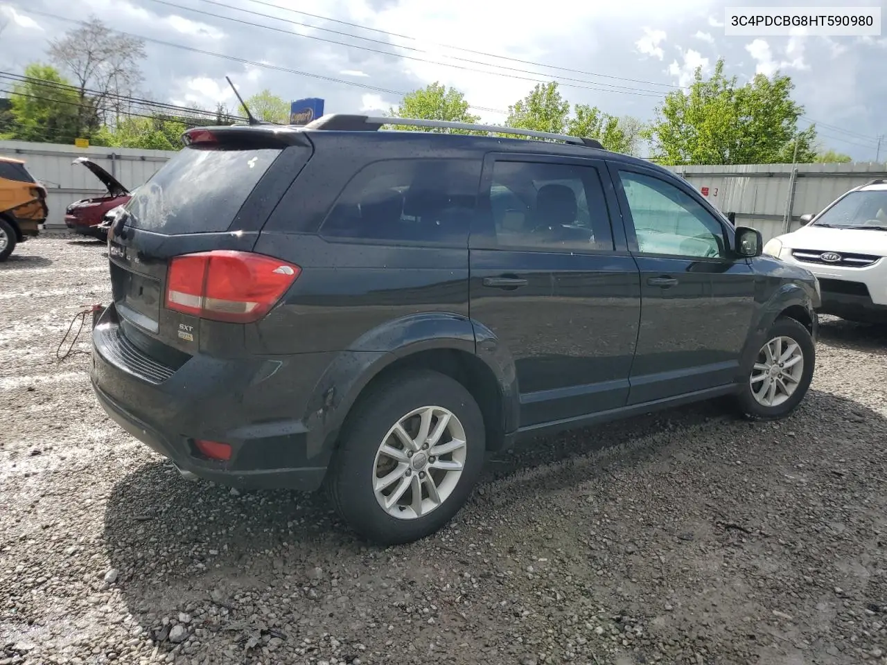 2017 Dodge Journey Sxt VIN: 3C4PDCBG8HT590980 Lot: 54672525