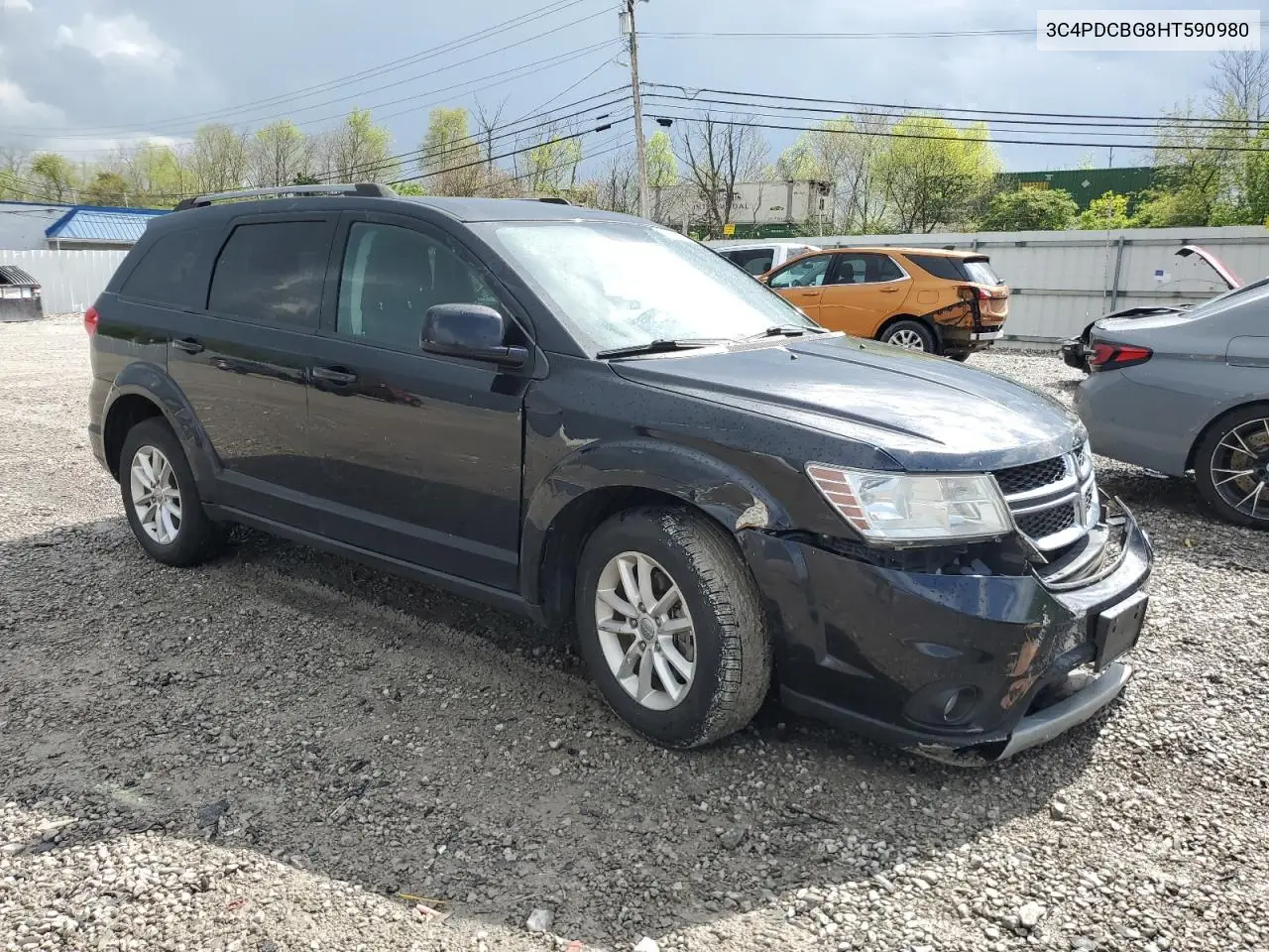 2017 Dodge Journey Sxt VIN: 3C4PDCBG8HT590980 Lot: 54672525