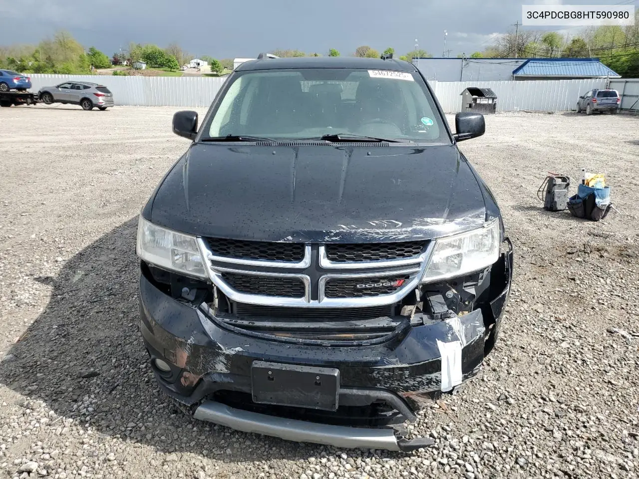 2017 Dodge Journey Sxt VIN: 3C4PDCBG8HT590980 Lot: 54672525