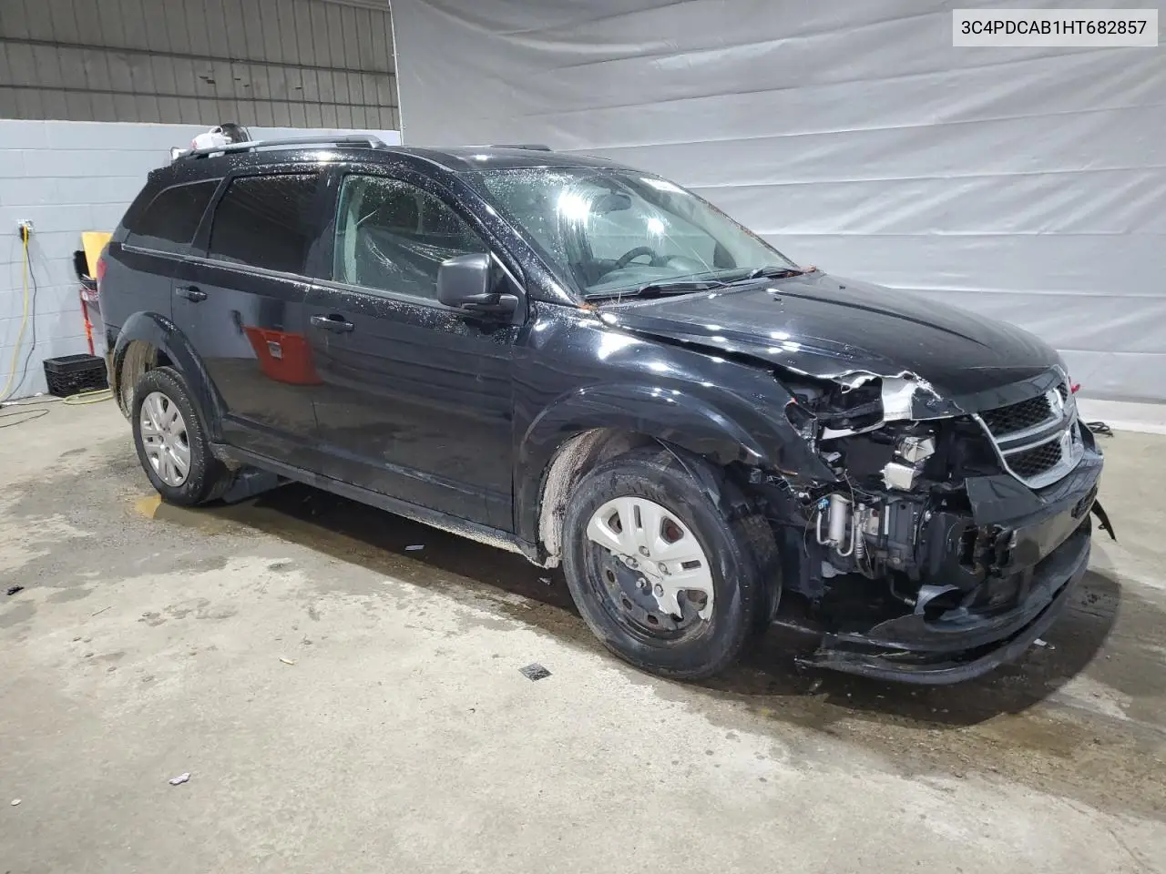 2017 Dodge Journey Se VIN: 3C4PDCAB1HT682857 Lot: 59363885