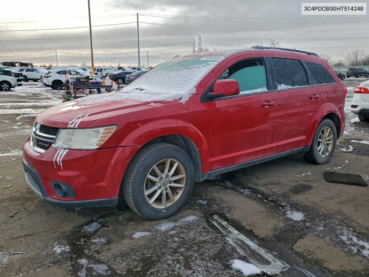 3C4PDCBG0HT514248 2017 Dodge Journey Sxt