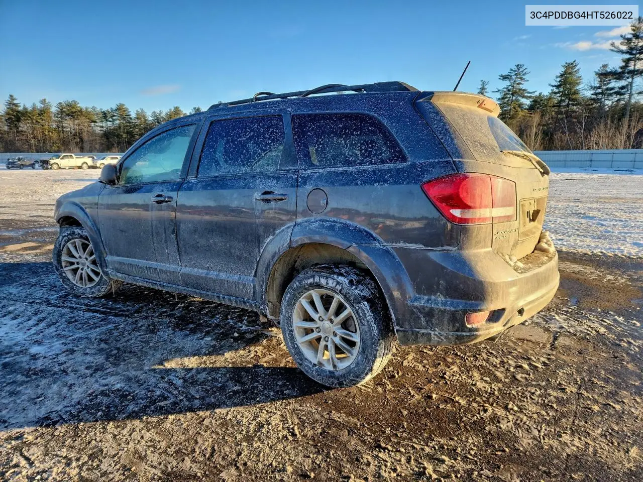 3C4PDDBG4HT526022 2017 Dodge Journey Sxt