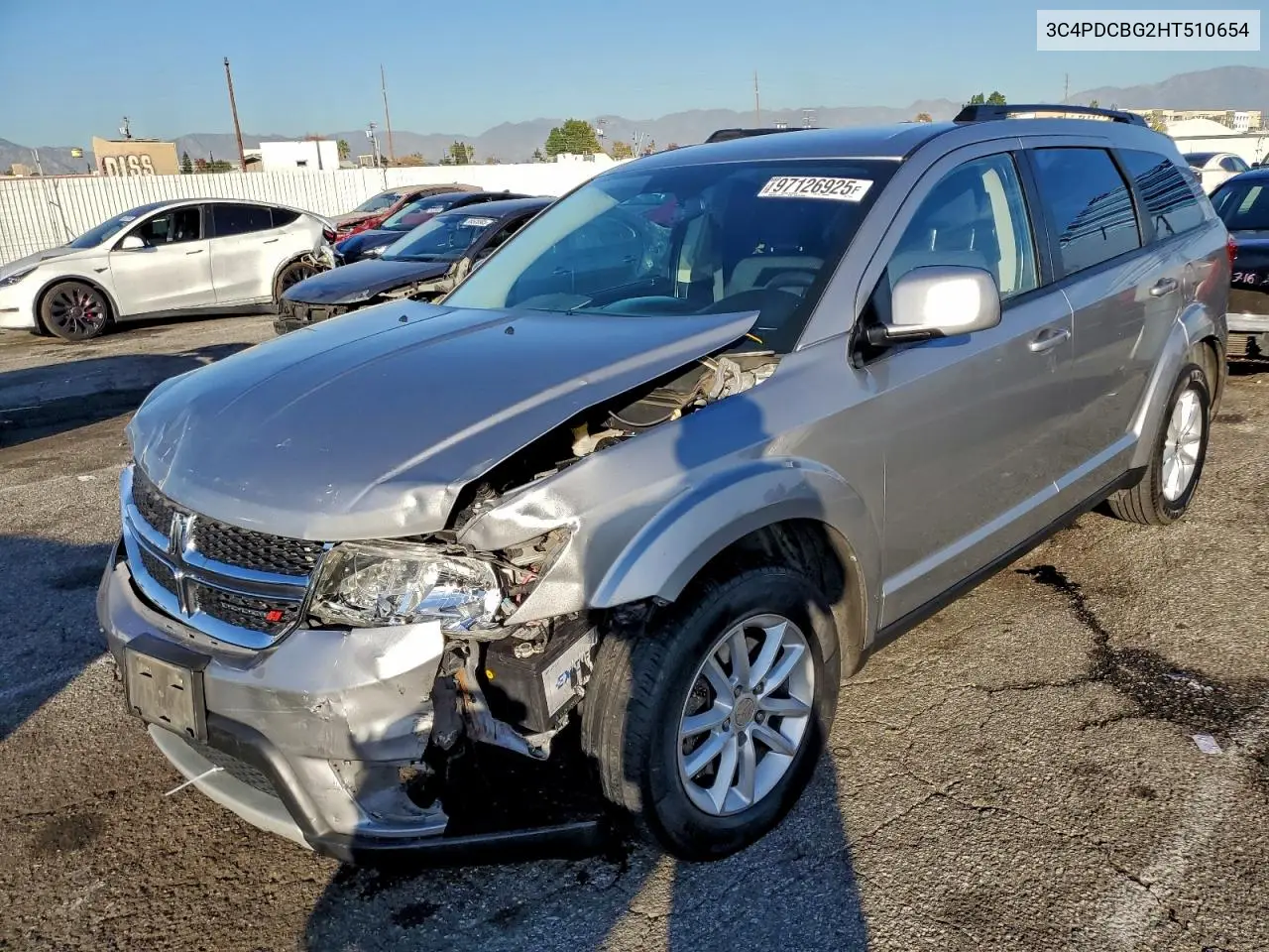 3C4PDCBG2HT510654 2017 Dodge Journey Sxt
