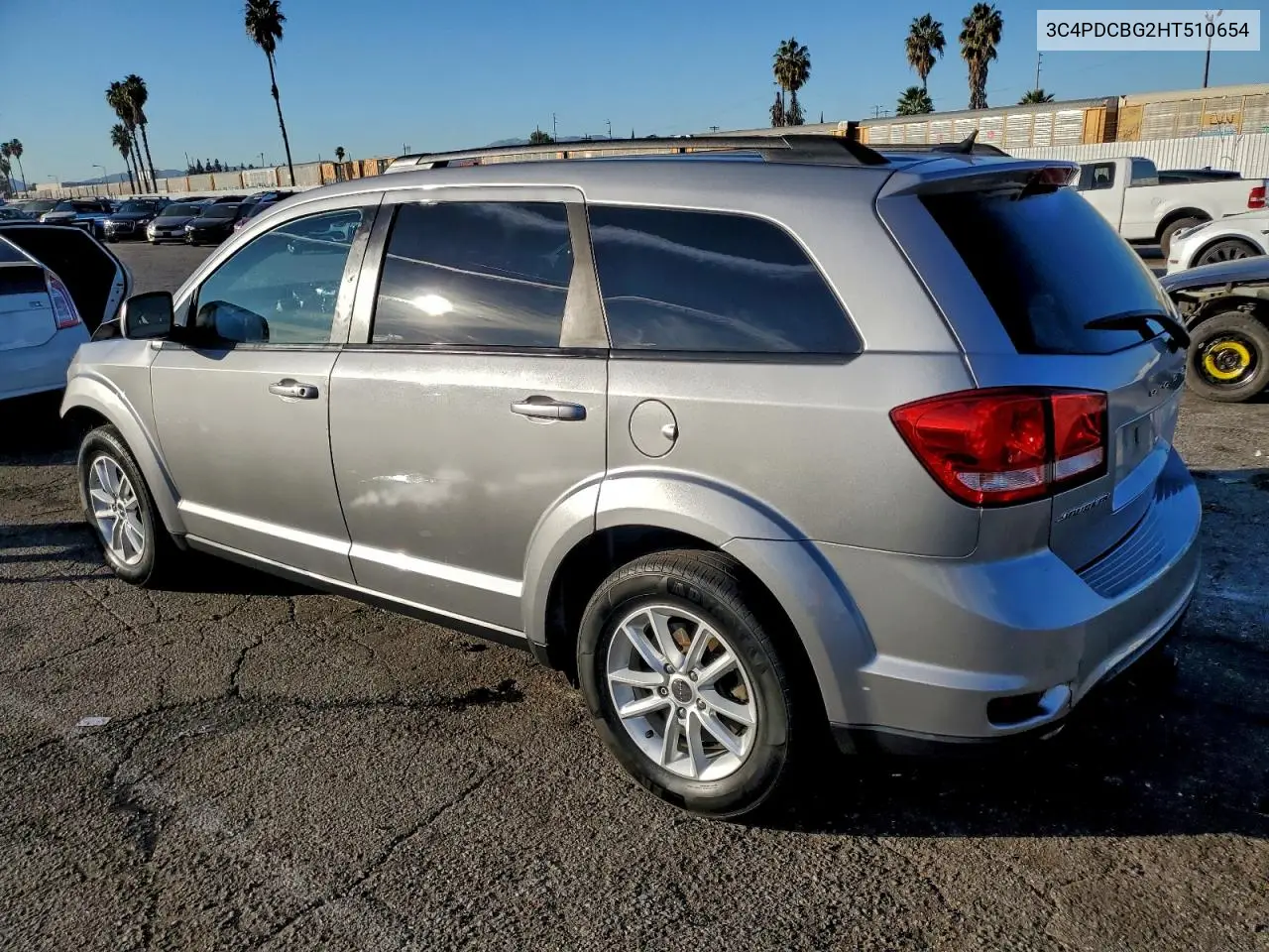 3C4PDCBG2HT510654 2017 Dodge Journey Sxt