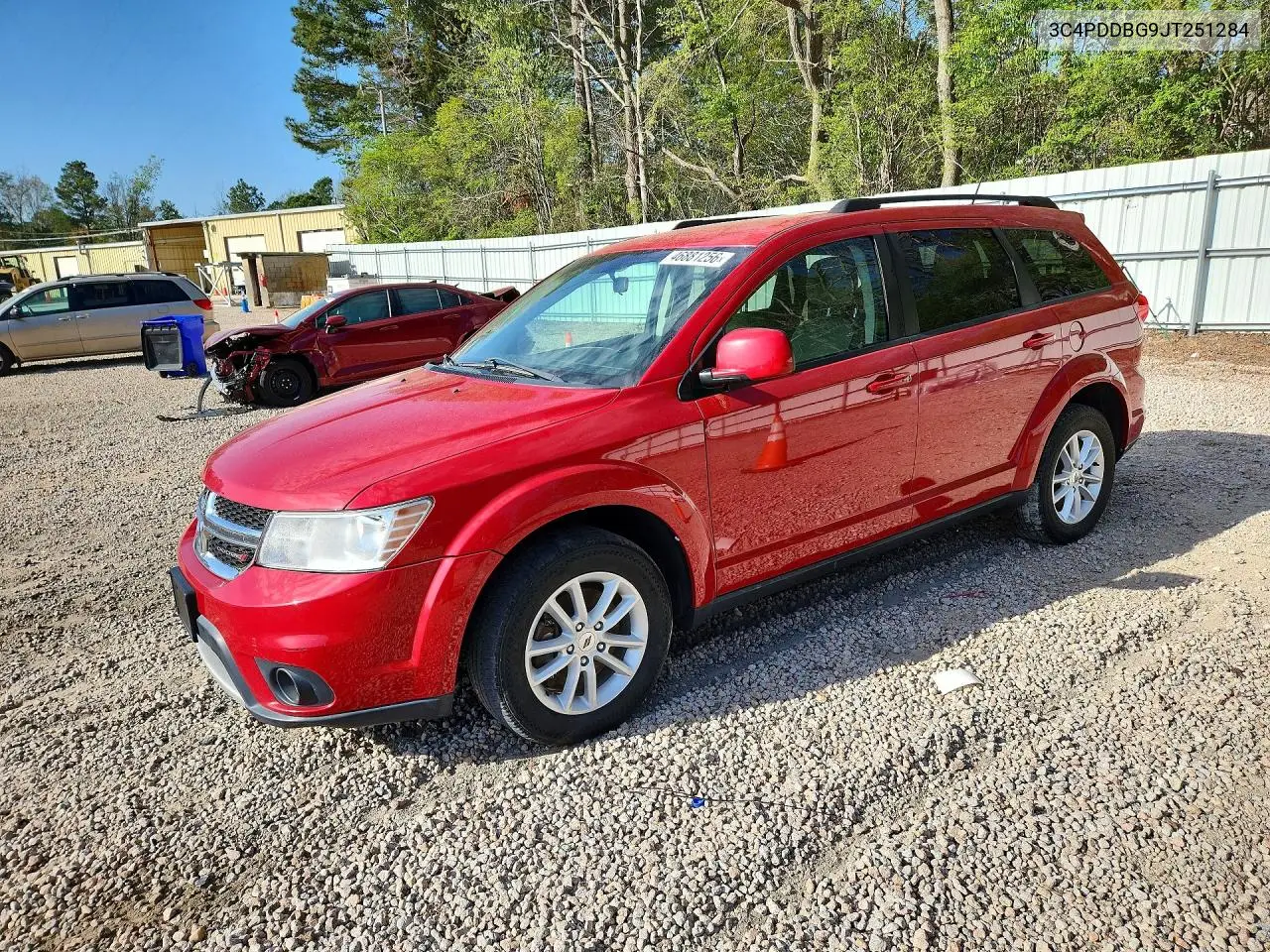 3C4PDDBG9JT251284 2018 Dodge Journey Sxt