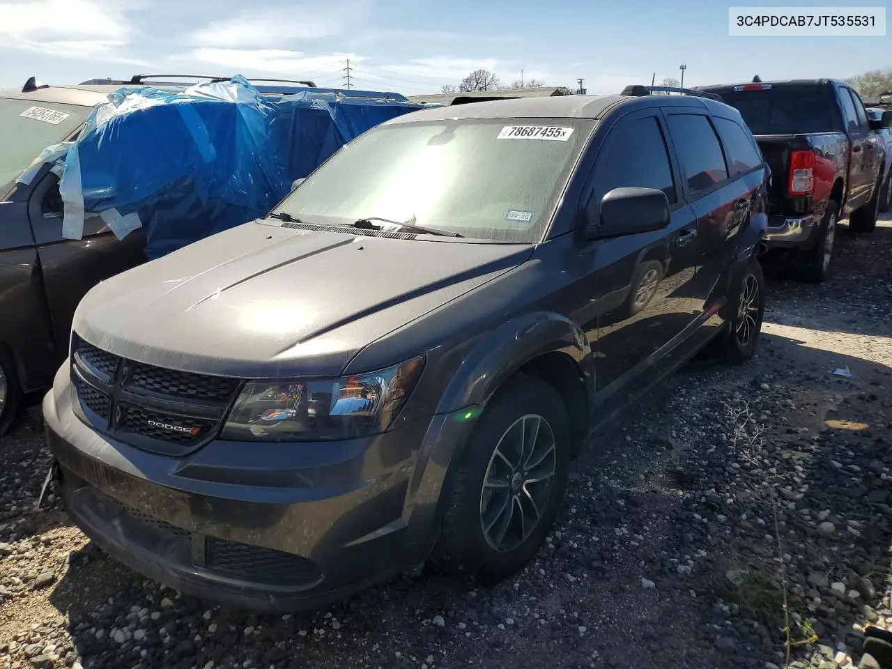 3C4PDCAB7JT535531 2018 Dodge Journey Se