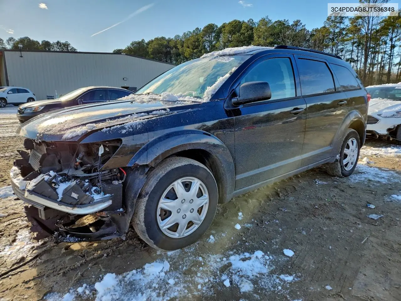3C4PDDAG8JT536348 2018 Dodge Journey Se