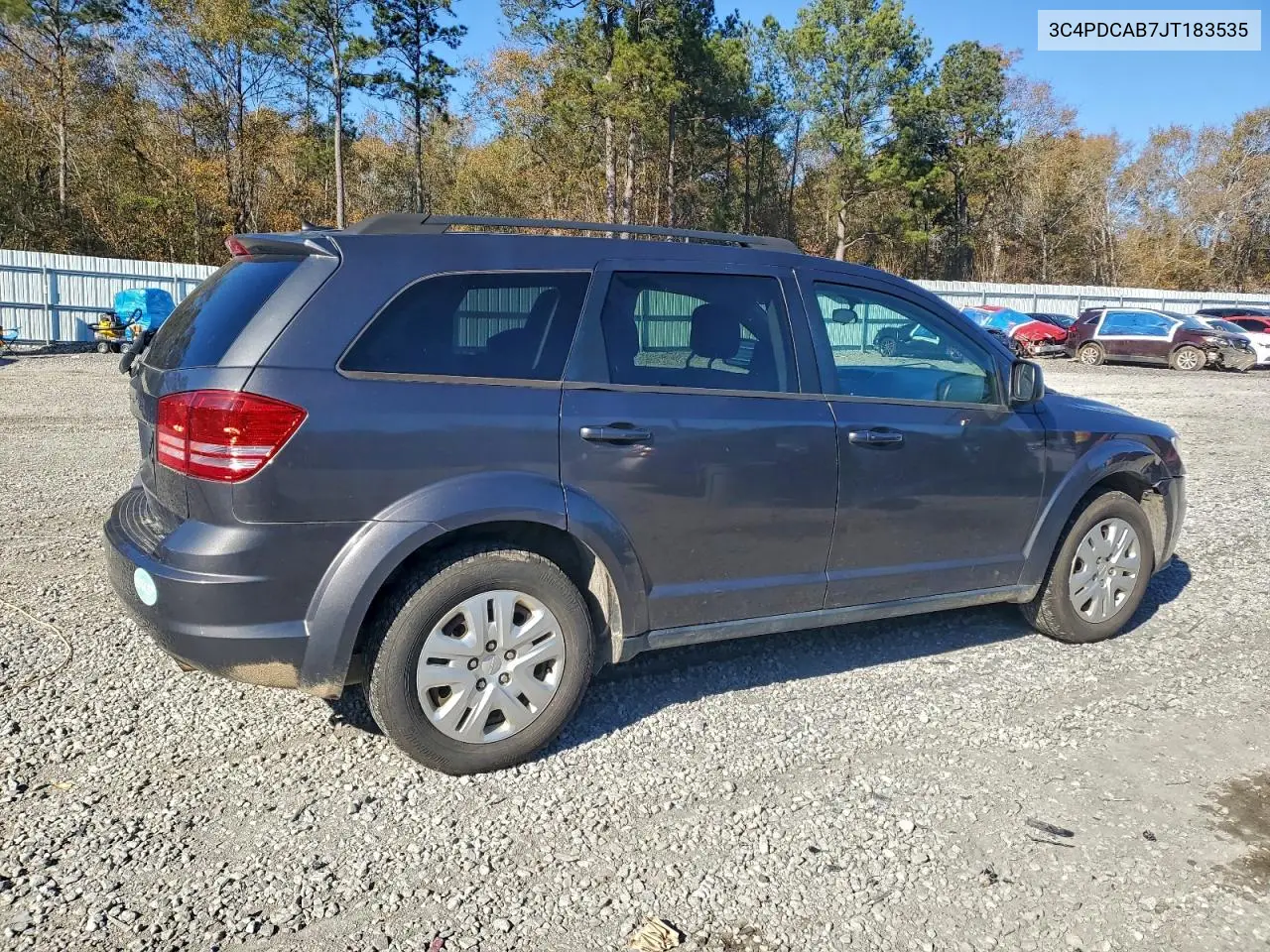 3C4PDCAB7JT183535 2018 Dodge Journey Se